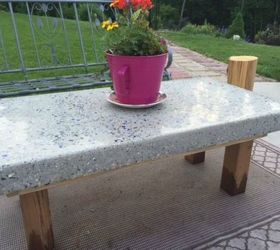 14 stunning ways to add cement to your home decor, Sculpt it into a backyard coffee table