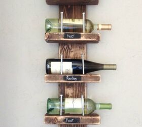 s 15 kitchen updates for 15, kitchen design, Add some style with a funky wine rack