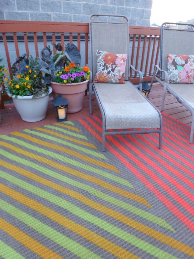 12 maneras fciles de actualizar su alfombra en menos de 2 horas, P ntala con colores gr ficos