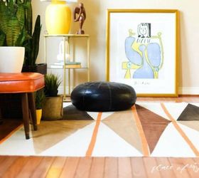 12 easy ways to upgrade your rug in less than 2 hours, Get a high end look with paint