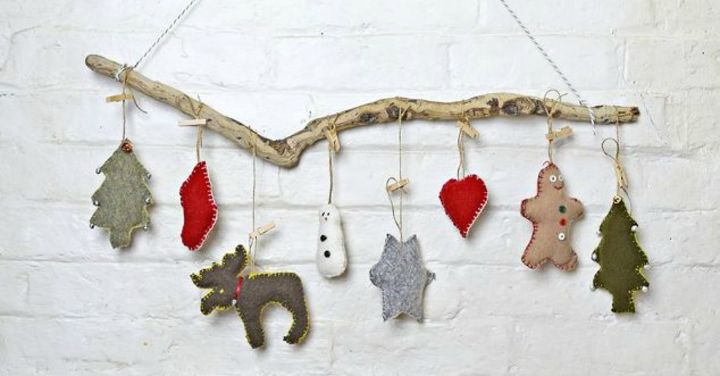 s x clever ways to use cookie cutters outside of your kitchen, kitchen design, To use as felt Christmas decor
