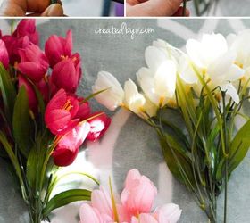diy spring tulip wreath, crafts, wreaths