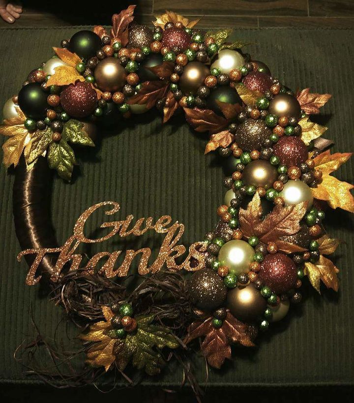 q thanksgiving wreath, crafts, wreaths