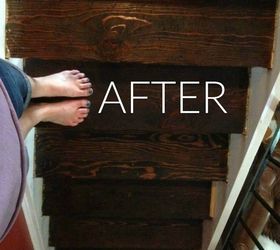 say goodbye to your carpet stairs with these brilliant transformations, After Dark stained natural wood