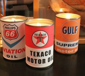 15 gorgeous homemade candle ideas you re going to want to try, These retro oil can candles