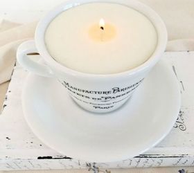 15 gorgeous homemade candle ideas you re going to want to try, These french teacup soy scented candles