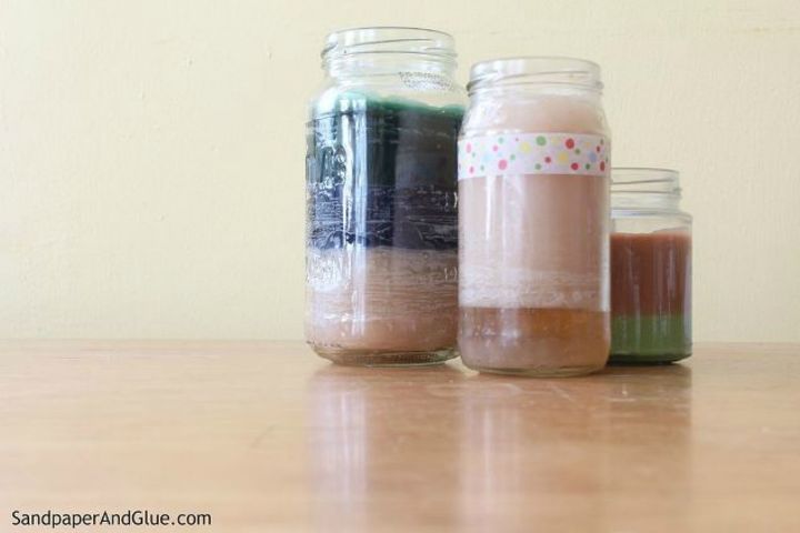 15 gorgeous homemade candle ideas you re going to want to try, These colorful tiered candles