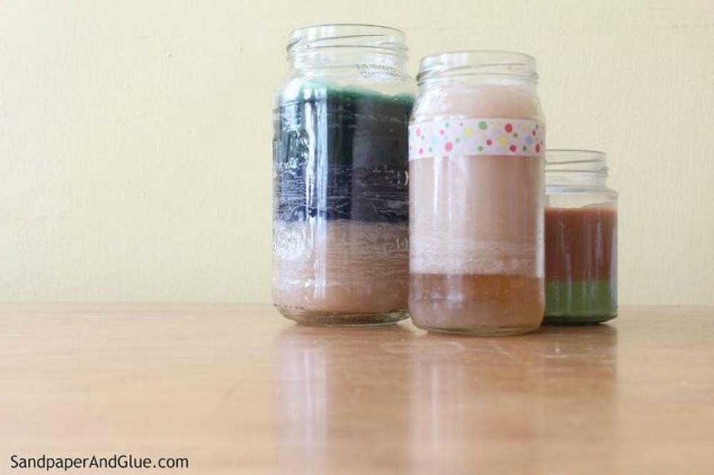 s 15 gorgeous homemade candle ideas you re going to want to try, These colorful tiered candles
