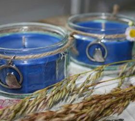 15 gorgeous homemade candle ideas you re going to want to try, These perfect blue candles