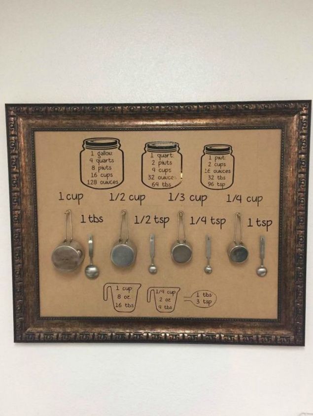add more kitchen space with these 13 brilliant hook hacks, Create a measuring hook board