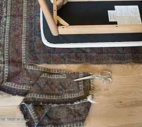 how to use an old rug to upholster a bench, how to, outdoor furniture, reupholster