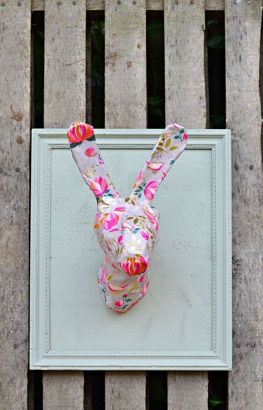 gorgeous spring wall decoration a bunny head