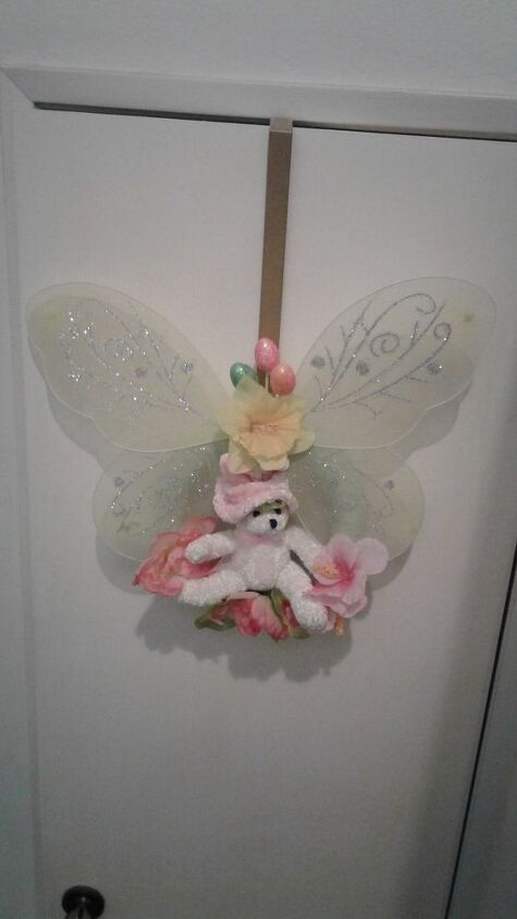 e throwback thursday last year s easter wreath, crafts, wreaths
