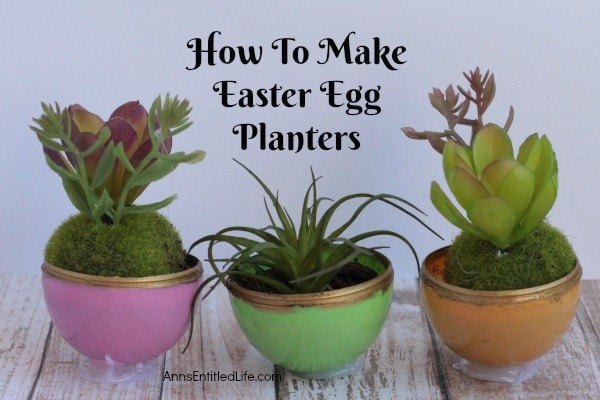 easter egg planters nearly anyone can make, gardening