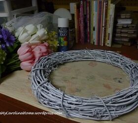 spring wreath tutorial, crafts, how to, wreaths