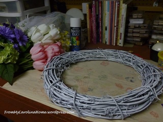 spring wreath tutorial, crafts, how to, wreaths