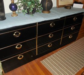 What Can I Do To Fix This Black Lacquered Dresser Hometalk