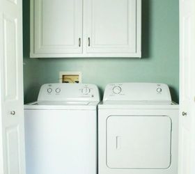 11 ways to update your dark and dingy laundry room for under 100, Match your colored appliances