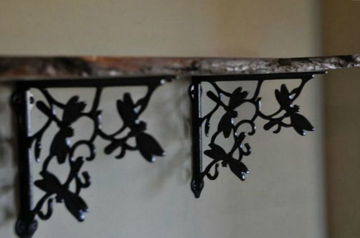 14 smart and stunning ways to use brackets in your home, Customize brackets with a beloved pattern