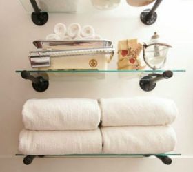 14 smart and stunning ways to use brackets in your home, Repurpose plumbing fixtures to fit shelves