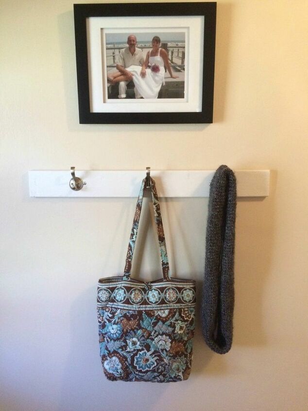 t stay organized with a diy coat rack, organizing
