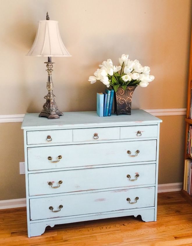 the easiest dresser makeover ever, painted furniture