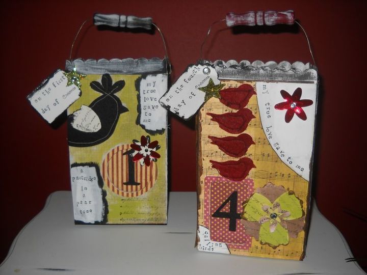 e crafternoons with cardboard recycled gift packages