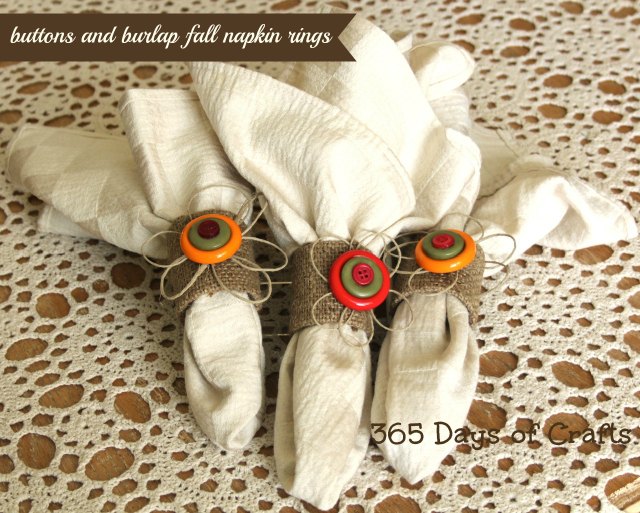 e car afternoon cardboard tube napkin rings with burlap, crafts