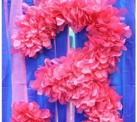 diy party decor tissue paper birthday number sign tutorial, crafts, home decor, how to