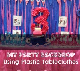 diy party backdrop make it in minutes