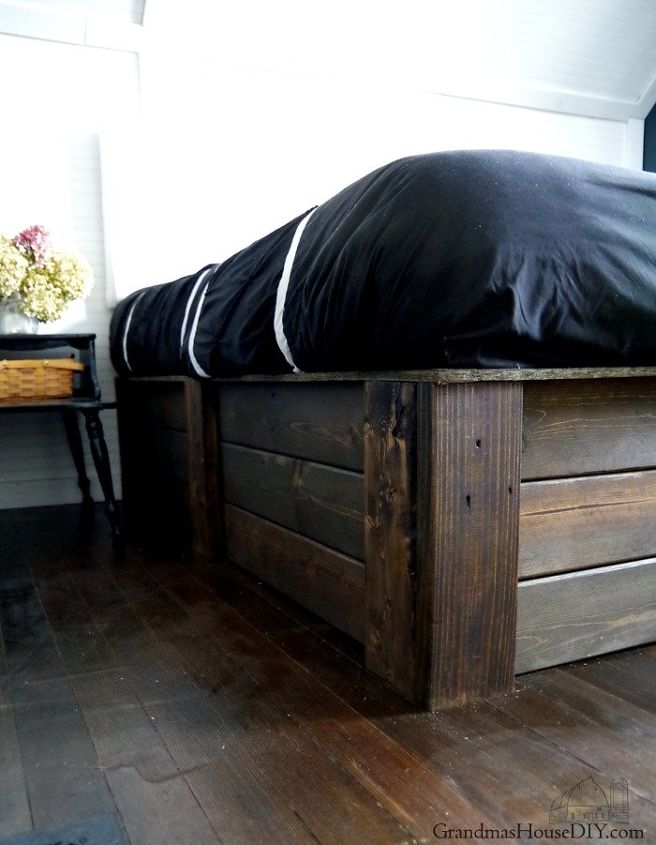 How do I make a bed frame out of wood? | Hometalk