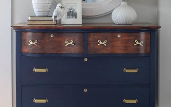 Vintage Dresser Before and After Makeover