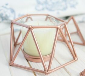 copper candle covers