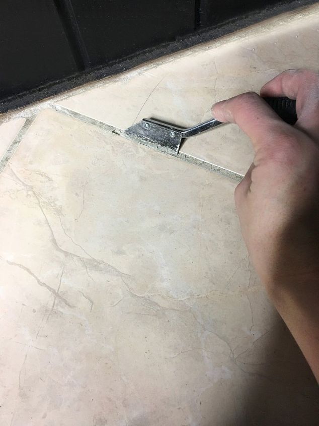 fix cracked and missing tile grout