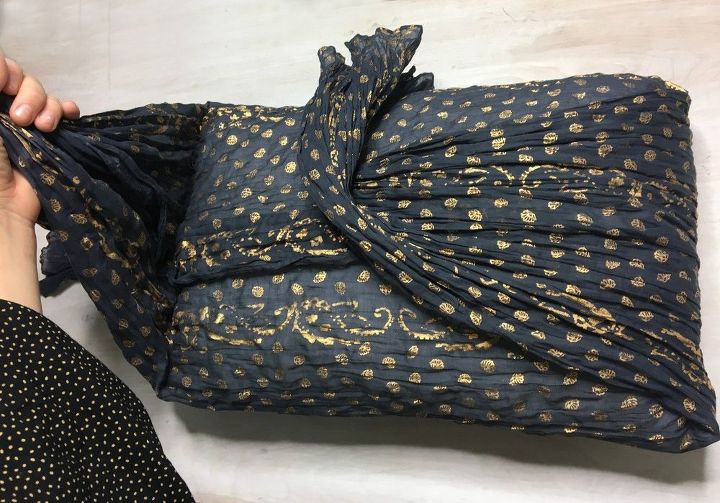 3 way no sew pillow cases with spring scarves