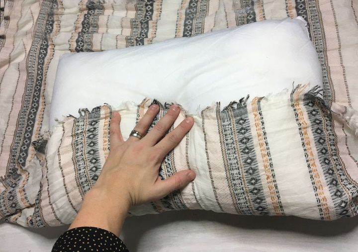 3 way no sew pillow cases with spring scarves