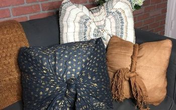 3 Way No Sew Pillow Cases With Spring Scarves