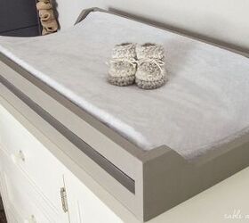 easy diy nursery changing pad tray, bedroom ideas