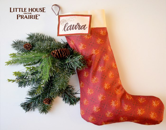 homemade diy little house on the prairie stockings, Gorgeous but simple homemade stocking
