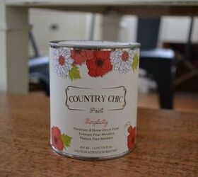 mesa de comedor y banco con pintura country chic