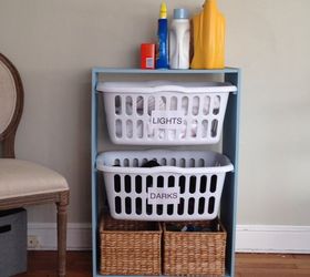 Say Goodbye to Laundry Room Chaos: DIY Laundry Basket Station