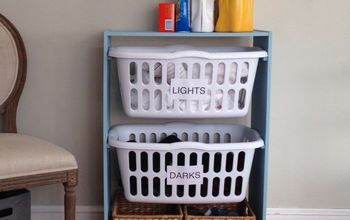 Say Goodbye to Laundry Room Chaos: DIY Laundry Basket Station