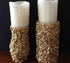 s these are the led candle solutions you ve been waiting for, This lush golden nugget lighting idea