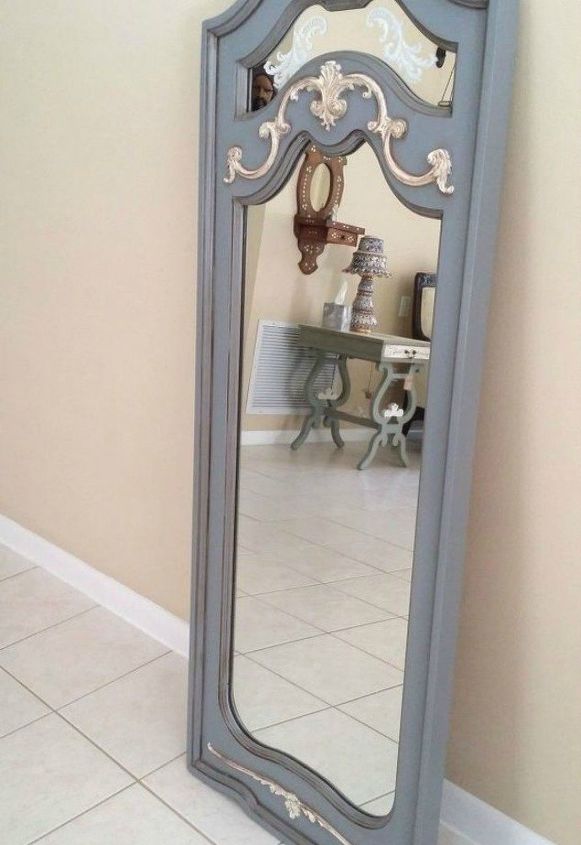 transform your standing mirror with these 11 stunning ideas, Find a vintage frame to place over