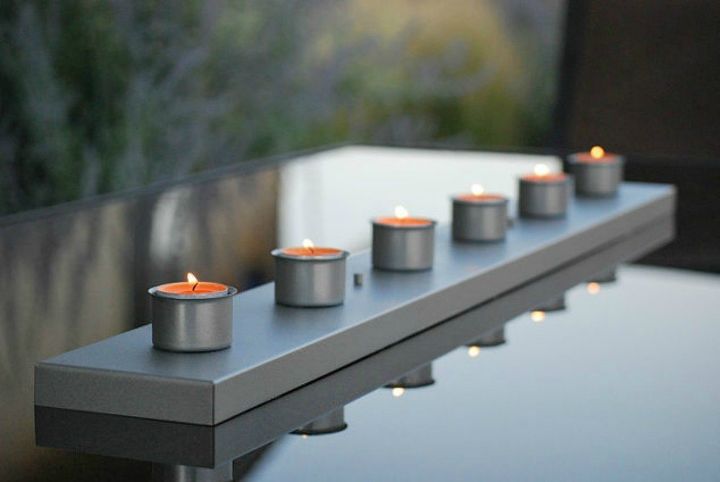 s 15 ways you never thought of using light fixtures in your home, home decor, Convert vanity lights into a candle holder