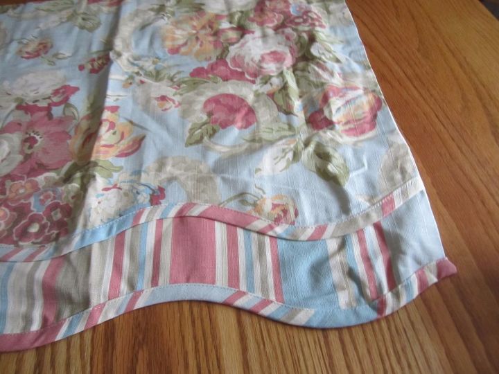 make a pattern from a curtain valance, home decor, window treatments