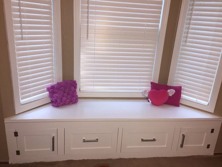diy built in window seat with drawer and cabinet storage