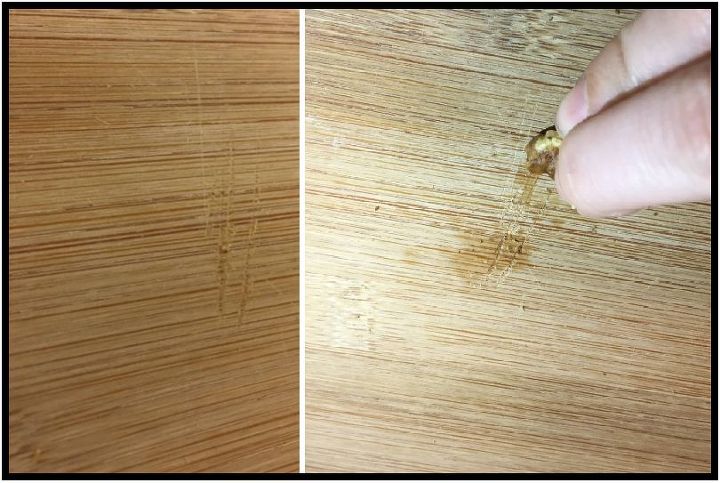 getting scratches out of wood cabinets and furniture