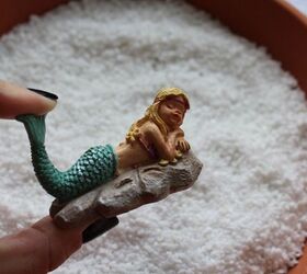 mermaid fairy garden craft, crafts, gardening