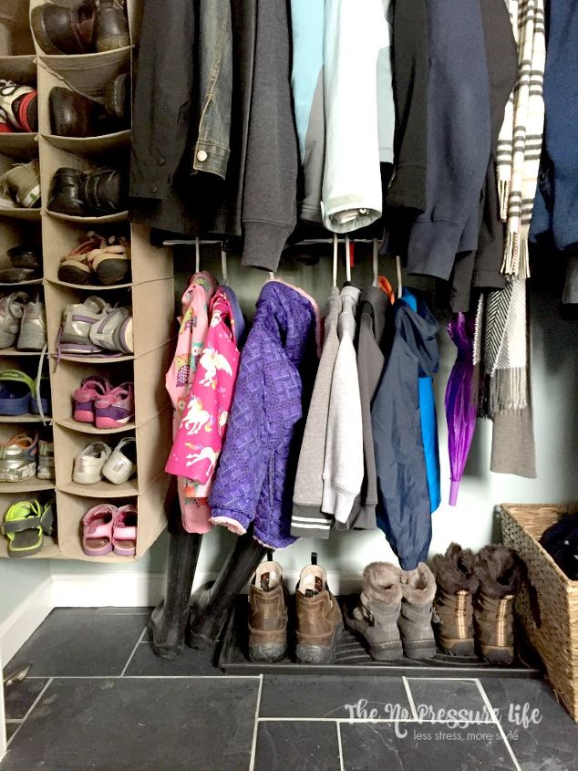 how to create a killer coat closet organization system on the cheap, closet, how to, organizing